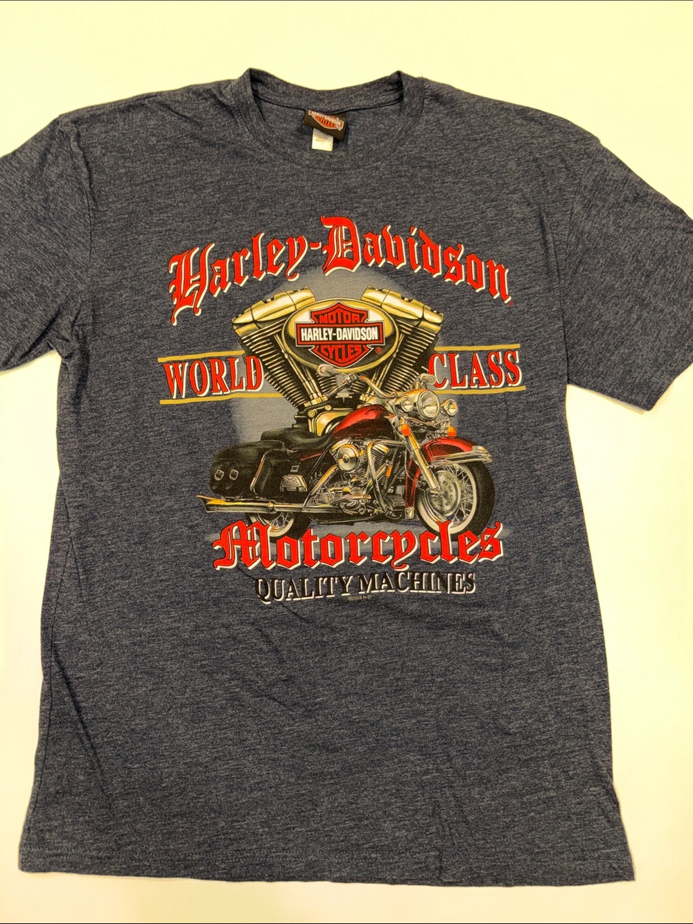 Harley-Davidson Men’s Navy Graphic Motorcycle T-Shirt